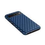 On the Dot | Navy Polka Dot Case