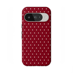 On the Dot | Maroon Polka Dot Case