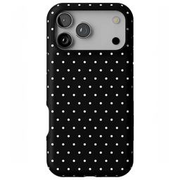 On the Dot | White Polka Dot Case