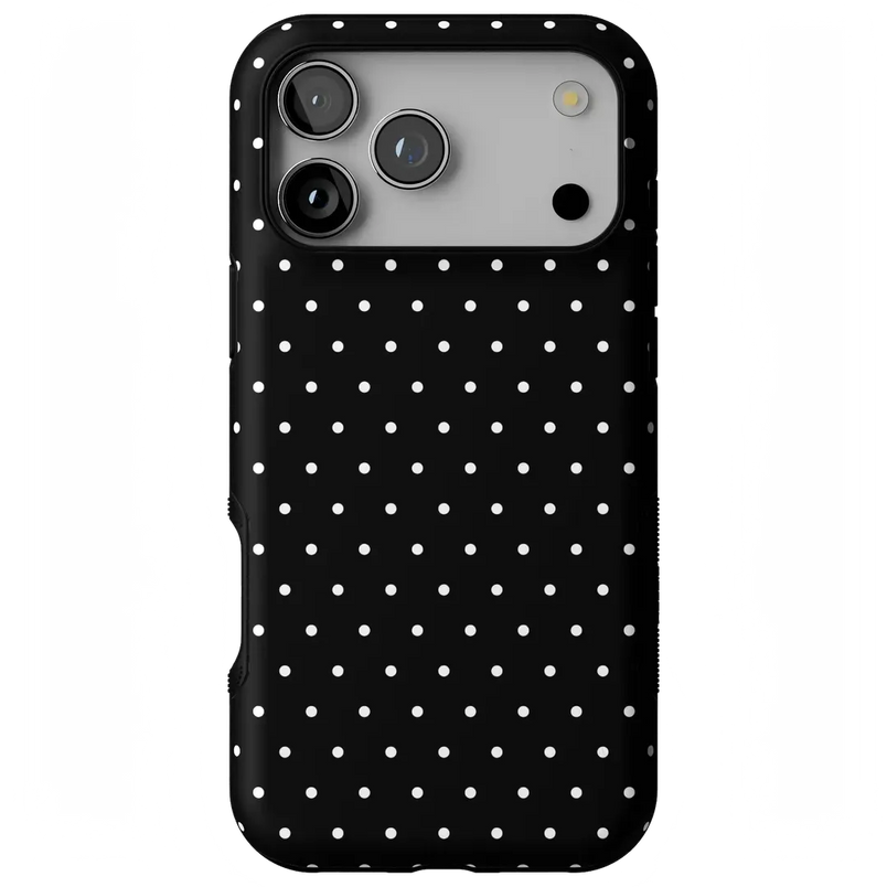 On the Dot | Black Polka Dot Case