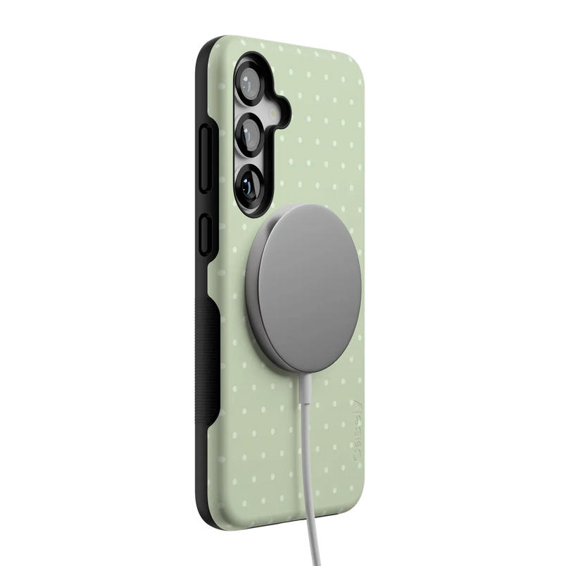 On the Dot | Green Polka Dot Case