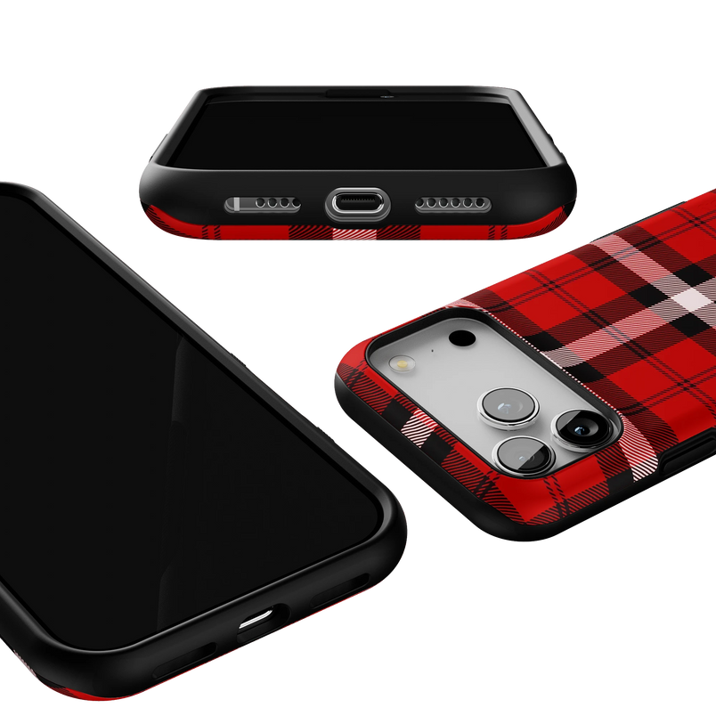 As if! | Red Plaid Case