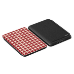 Scarlet Stitch | Red Houndstooth Kindle Case