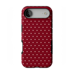 On the Dot | Maroon Polka Dot Case