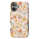 Mushroom Magic | Retro Floral Case iPhone Case get.casely Bold + MagSafe® iPhone 16 