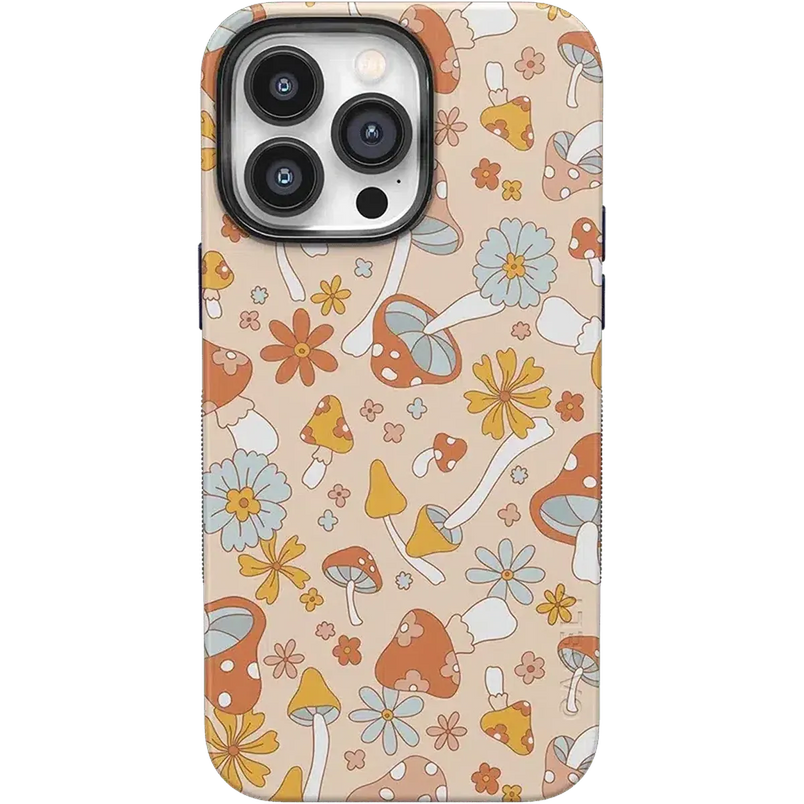 Mushroom Magic | Retro Floral Case iPhone Case get.casely Bold + MagSafe® iPhone 14 Pro Max