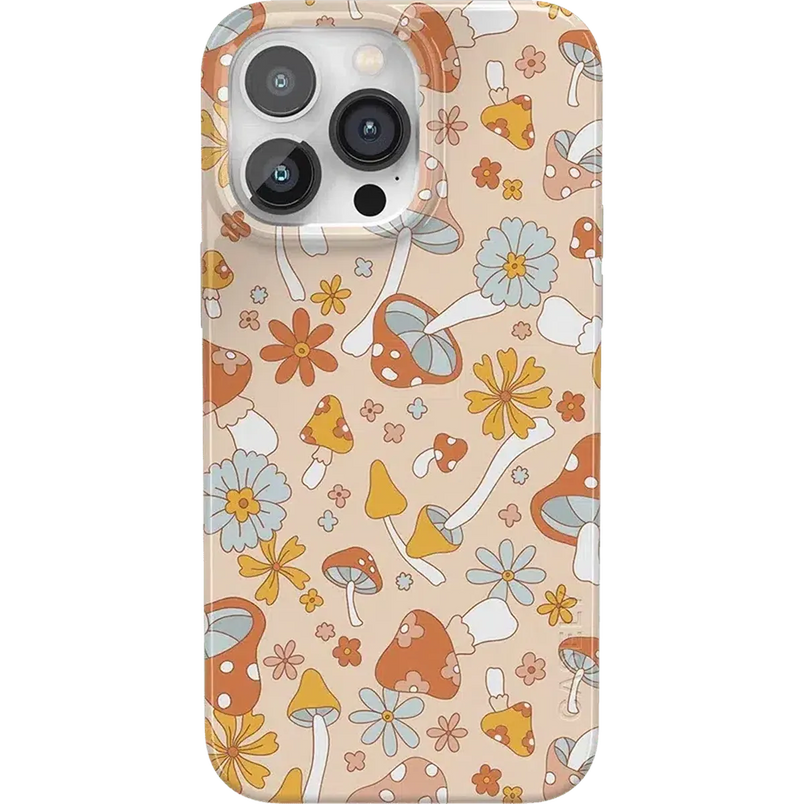 Mushroom Magic | Retro Floral Case iPhone Case get.casely Classic + MagSafe® iPhone 14 Pro Max