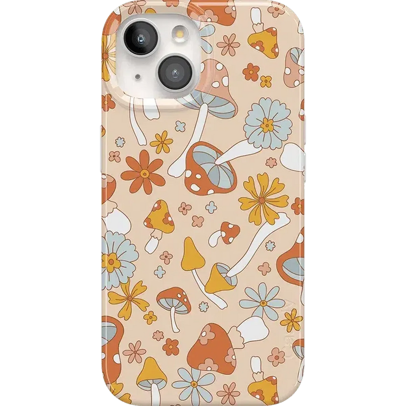 Mushroom Magic | Retro Floral Case iPhone Case get.casely Classic + MagSafe® iPhone 15