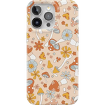 Mushroom Magic | Retro Floral Case iPhone Case get.casely Classic + MagSafe® iPhone 15 Pro