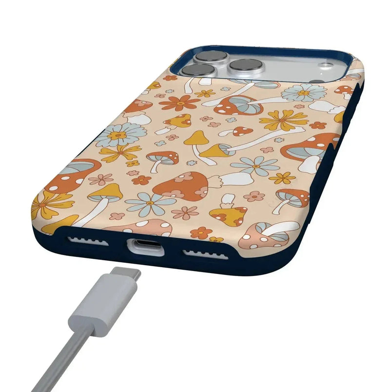 Mushroom Magic | Retro Floral Case iPhone Case get.casely 