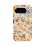 Mushroom Magic | Retro Floral Google Pixel Case Google Pixel Case Casetry Essential + MagSafe® Google Pixel 10 Pro XL 