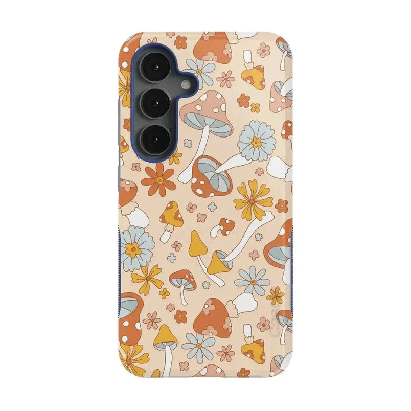 Mushroom Magic | Retro Floral Samsung Case Samsung Case Casetry Bold Flex + MagSafe® Galaxy S25 
