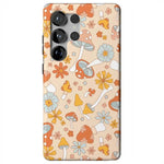 Mushroom Magic | Retro Floral Samsung Case Samsung Case Casetry Essential + MagSafe® Galaxy S25 Ultra 