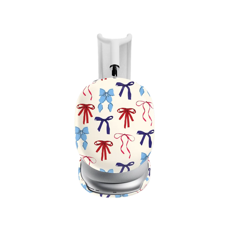 American Girlie | Red White & Blue Bows AirPods Max Case