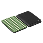 Checked Twice | Green Plaid Kindle Case