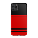 Go Canes | Black & Red Striped Case - iPhone 11 Pro