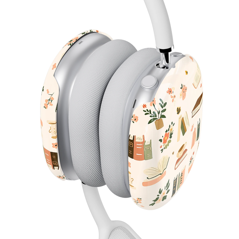 Cozy Fiction | Books & Blooms AirPods Max Case