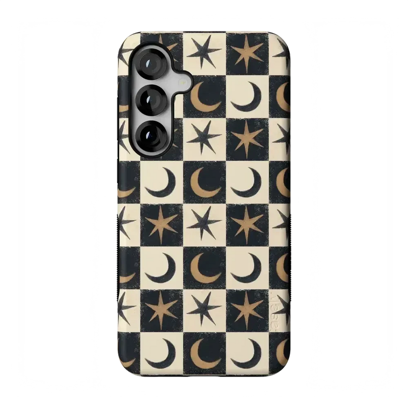 Mystic Moonstar | Black Celestial Case Phone Case get.casely Bold Flex + MagSafe® Galaxy S25 Plus 