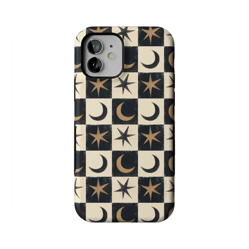 Mystic Moonstar | Black Celestial Case Phone Case get.casely Bold Flex + MagSafe® iPhone 12 Mini 
