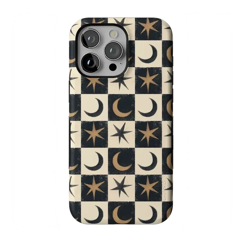 Mystic Moonstar | Black Celestial Case Phone Case get.casely Bold + MagSafe® iPhone 15 Pro Max 
