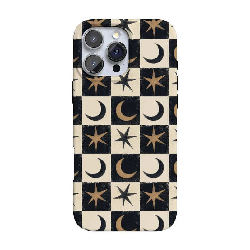 Mystic Moonstar | Black Celestial Case Phone Case get.casely Classic + MagSafe® iPhone 16 Pro Max 