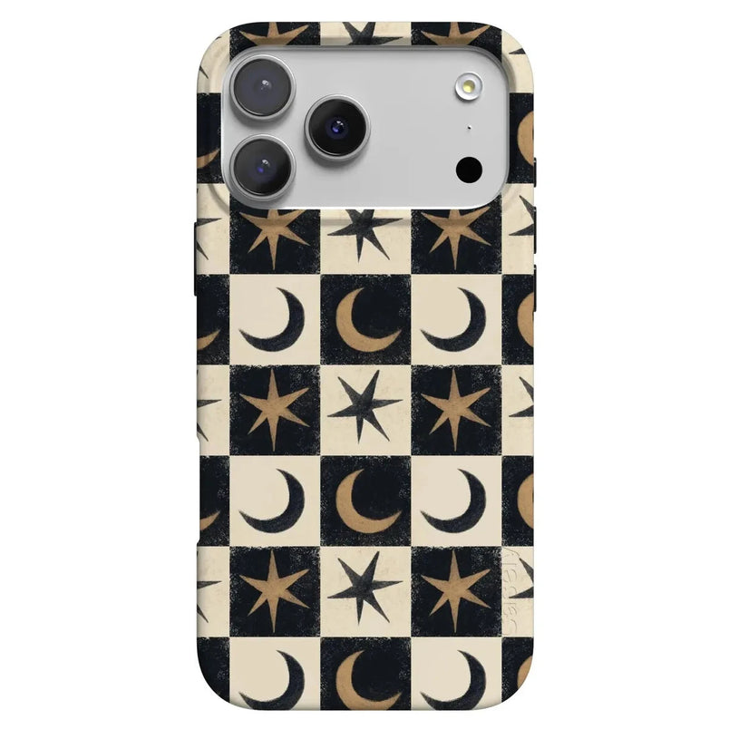 Mystic Moonstar | Black Celestial Case Phone Case get.casely Classic + MagSafe® iPhone 17 Pro Max 