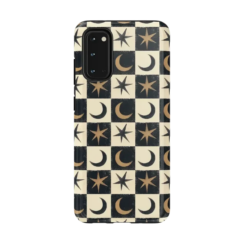 Mystic Moonstar | Black Celestial Case Phone Case get.casely Essential Galaxy S20 