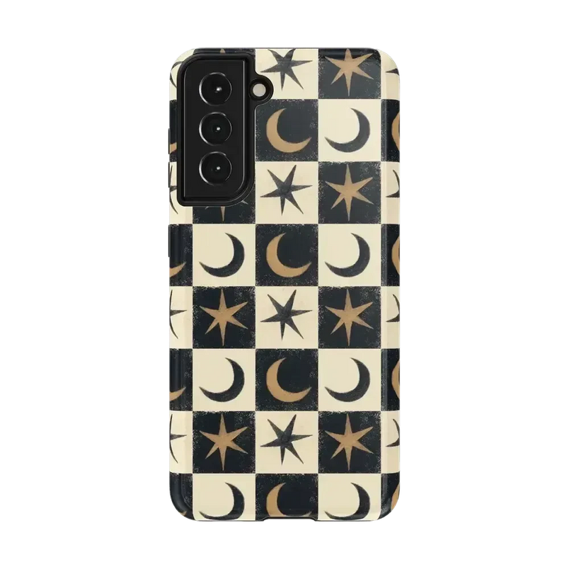 Mystic Moonstar | Black Celestial Case Phone Case get.casely Essential Galaxy S21 