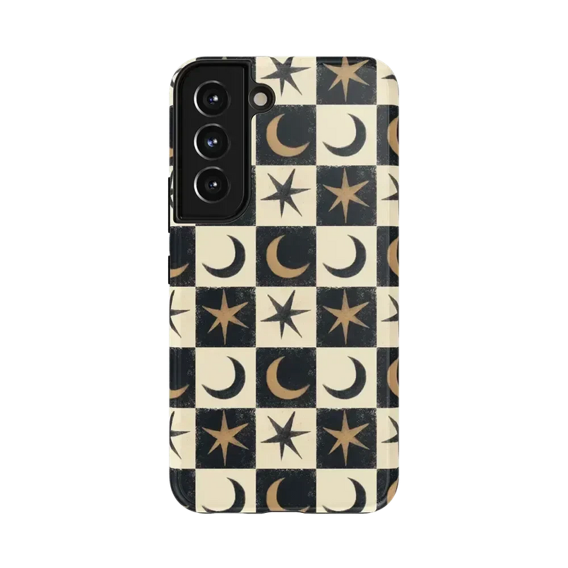 Mystic Moonstar | Black Celestial Case Phone Case get.casely Essential Galaxy S22 