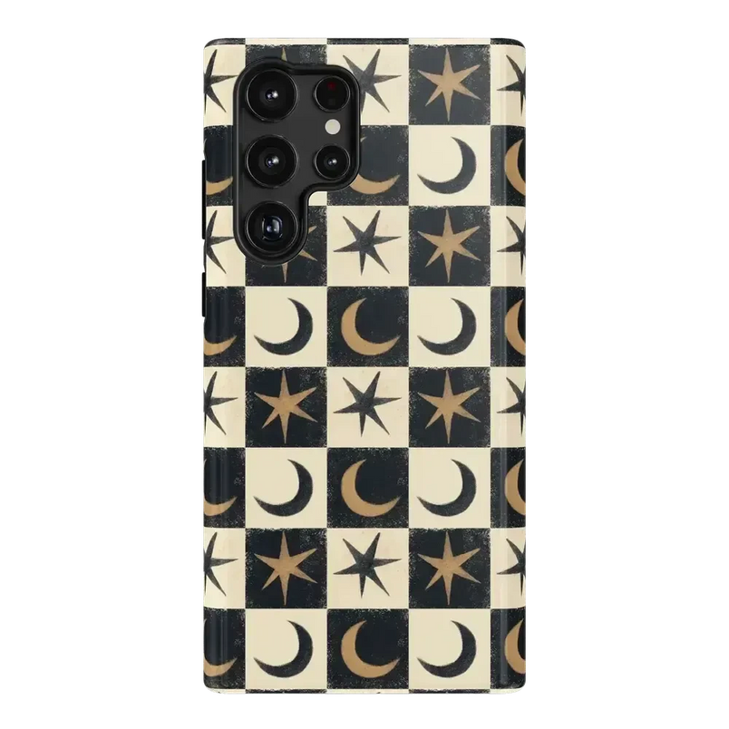 Mystic Moonstar | Black Celestial Case Phone Case get.casely Essential Galaxy S22 Ultra 