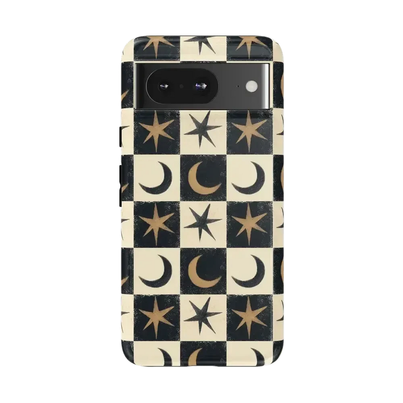 Mystic Moonstar | Black Celestial Case Phone Case get.casely Essential Google Pixel 8 