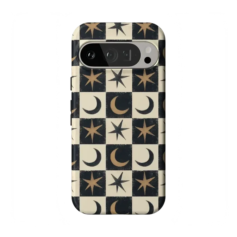 Mystic Moonstar | Black Celestial Case Phone Case get.casely Essential Google Pixel 9 Pro 