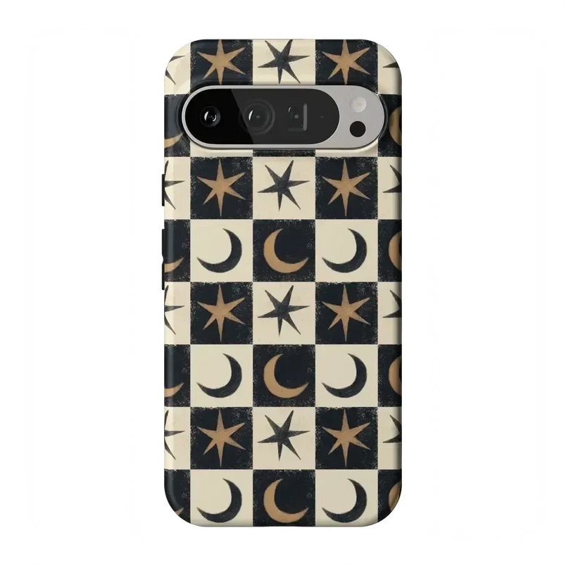 Mystic Moonstar | Black Celestial Case Phone Case get.casely Essential Google Pixel 9 Pro XL 