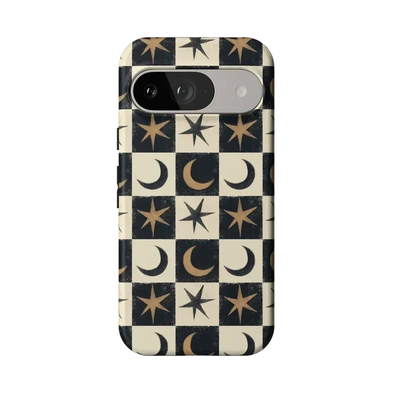 Mystic Moonstar | Black Celestial Case Phone Case get.casely Essential Google Pixel 9 