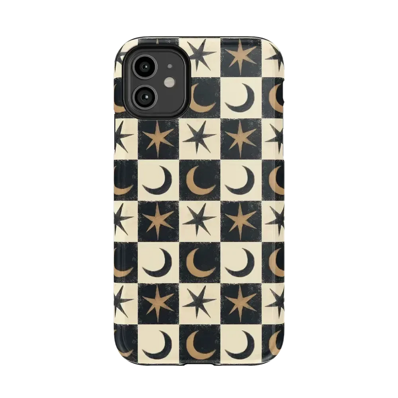 Mystic Moonstar | Black Celestial Case Phone Case get.casely Essential iPhone 11 