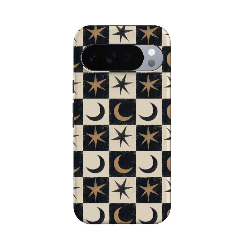 Mystic Moonstar | Black Celestial Case Phone Case get.casely Essential + MagSafe® Google Pixel 10 Pro XL 