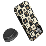 Mystic Moonstar | Black Celestial Case Phone Case get.casely 