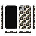 Mystic Moonstar | Black Celestial Case Phone Case get.casely 