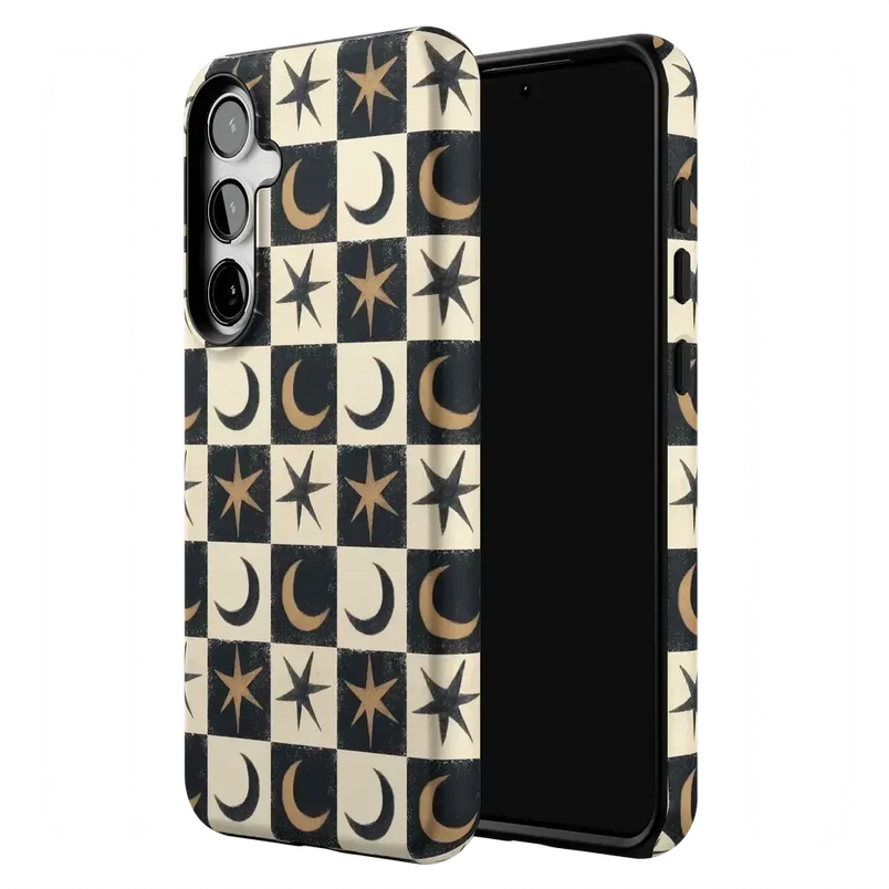 Mystic Moonstar | Black Celestial Case Phone Case get.casely 