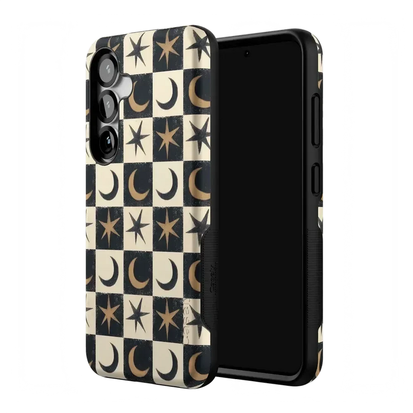 Mystic Moonstar | Black Celestial Case Phone Case get.casely 