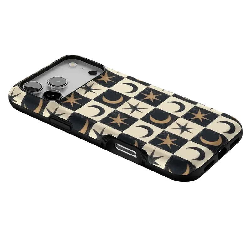 Mystic Moonstar | Black Celestial Case Phone Case get.casely 