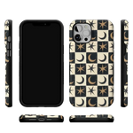 Mystic Moonstar | Black Celestial Case Phone Case get.casely 