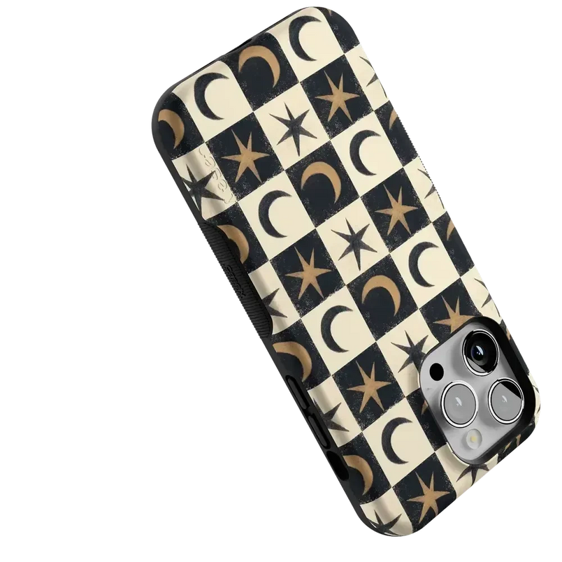 Mystic Moonstar | Black Celestial Case Phone Case get.casely 
