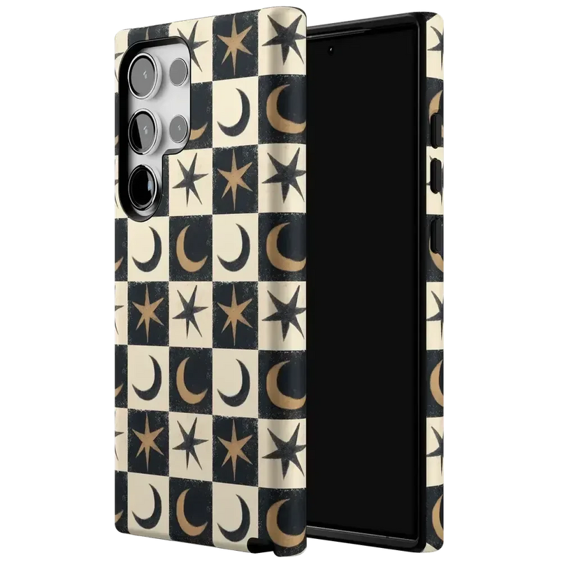 Mystic Moonstar | Black Celestial Case Phone Case get.casely 