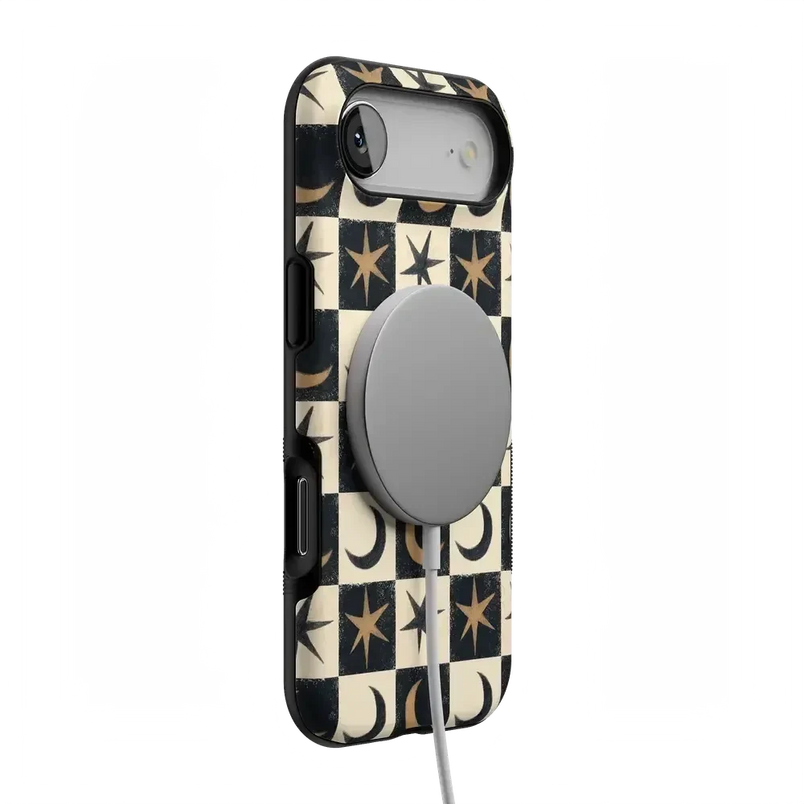 Mystic Moonstar | Black Celestial Case Phone Case get.casely 
