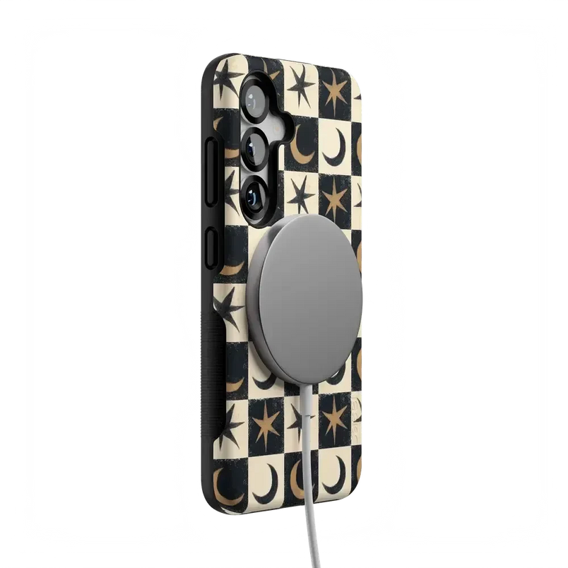 Mystic Moonstar | Black Celestial Case Phone Case get.casely 