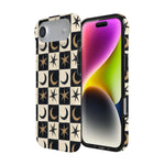 Mystic Moonstar | Black Celestial Case Phone Case get.casely 