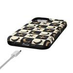 Mystic Moonstar | Black Celestial Case Phone Case get.casely 