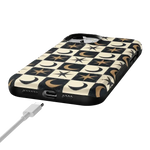 Mystic Moonstar | Black Celestial Case Phone Case get.casely 