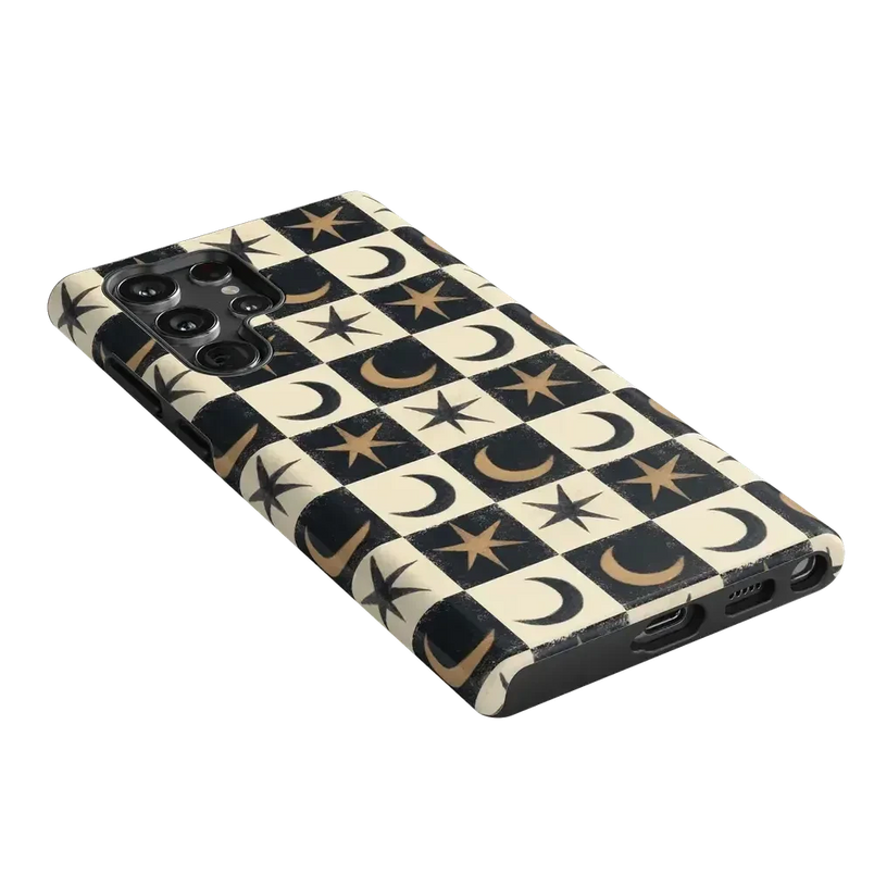 Mystic Moonstar | Black Celestial Case Phone Case get.casely 